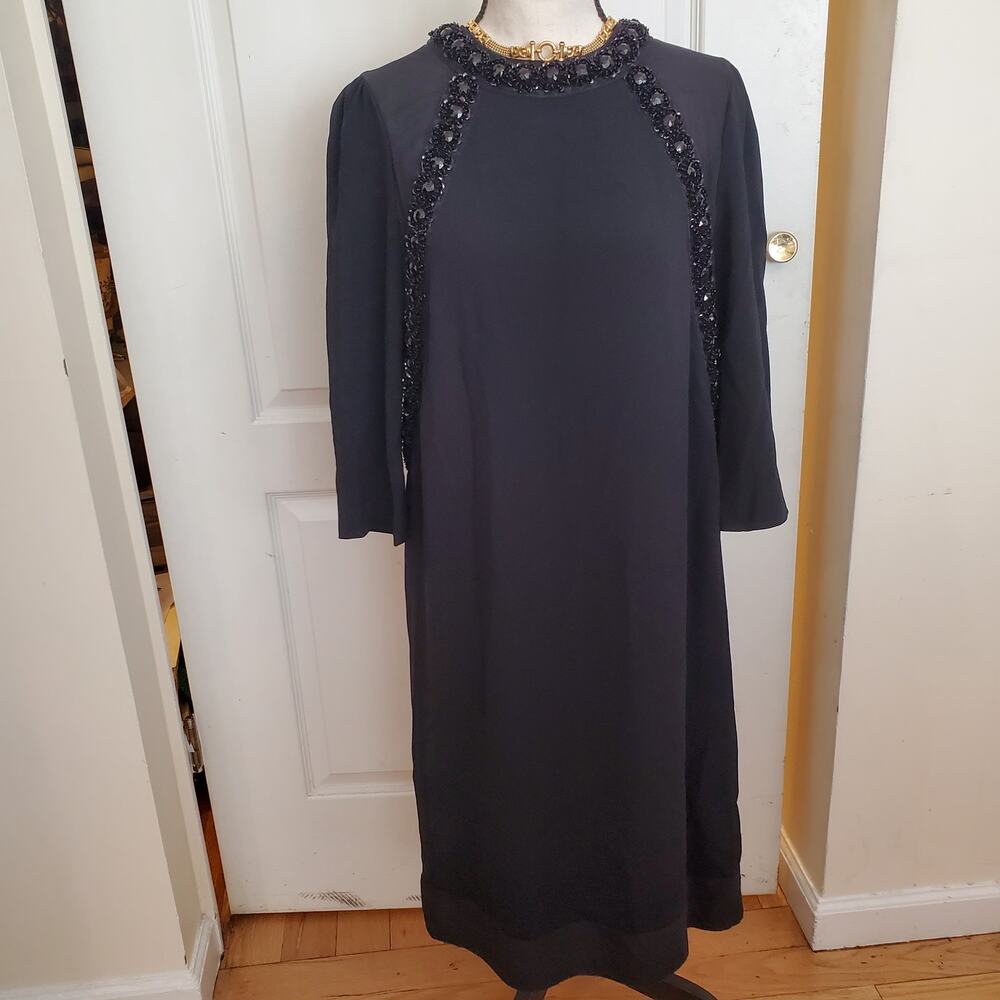 Marc by Marc Jacobs "Kisa" Beaded Shift Dress sz 8